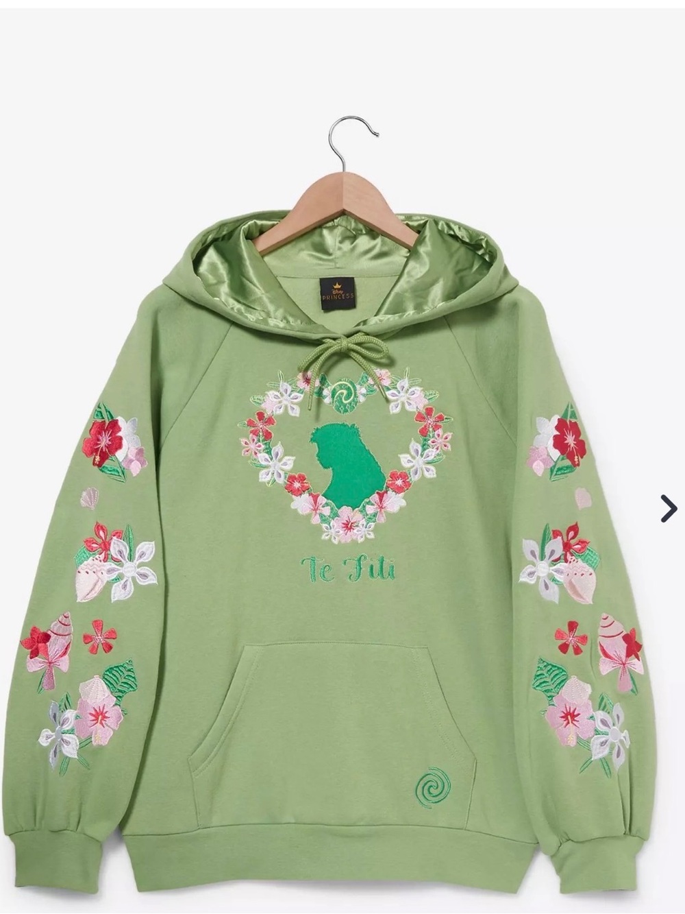 Official Disney Moana “Te Fiti” Floral Women's Hoodie